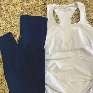 Beyond Yoga Maternity Leggins & Tank Set size Small